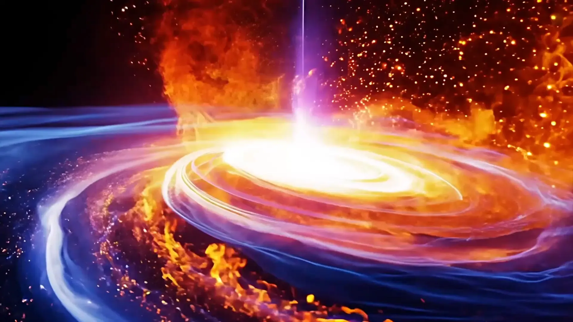 Stellar Explosion Background for Futuristic Video Projects